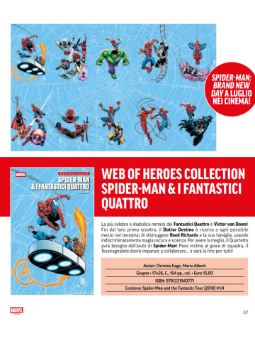 WEB OF HEROES COLLECTION SPIDER-MAN & I FANTASTICI QUATTRO