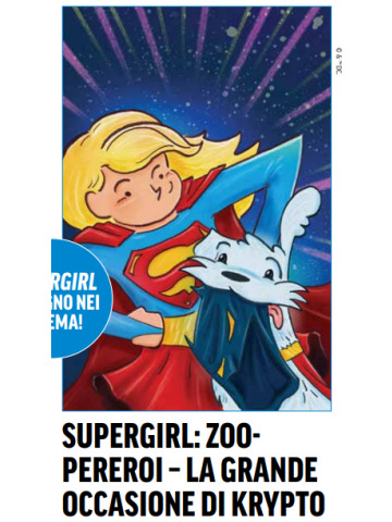 DC KIDS COLLECTION SUPERGIRL ZOOPEREROI LA GRANDE OCCASIONE DI KRYPTO
