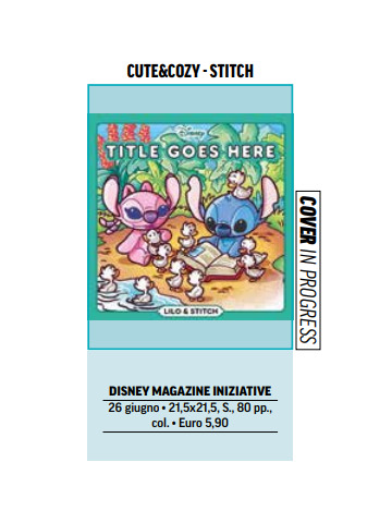 DISNEY MAGAZINE INIZIATIVE CUTE&COZY STITCH