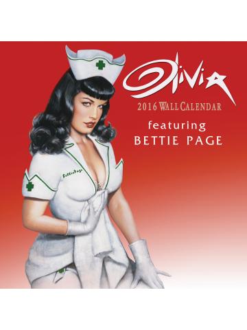 A Olivia With Bettie Page Wall Calendar 2016