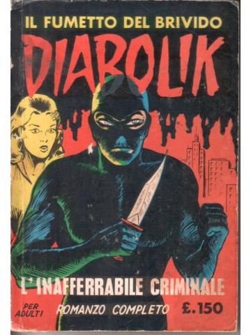 Diabolik Anno 001 (Prima Serie 1962-1964) 02 QUASI OTTIMO/K