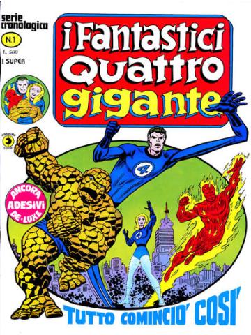 Fantastici Quattro Gigante (Corno) 01