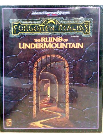 Gdr Forgotten Realms The Ruins Of Undermountain 01 - UNICO